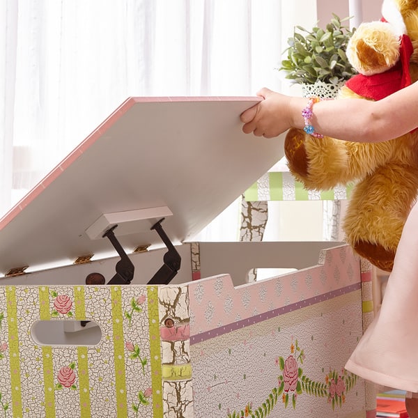 Fantasy Fields - Crackled Rose Toy Chest - Bed Bath & Beyond - 10774736