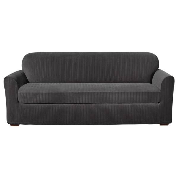 Sure Fit Stretch Stripe Sofa Slipcover