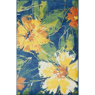 Skye Monet Cobalt Blue Rug (7'7 x 10'5) (As Is Item) - Bed Bath ...