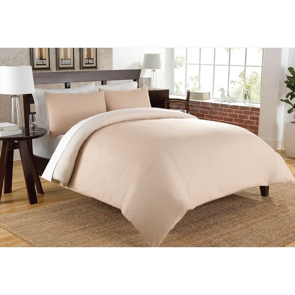 Color Sense Premium Ultra Soft Chambray Duvet Cover Set