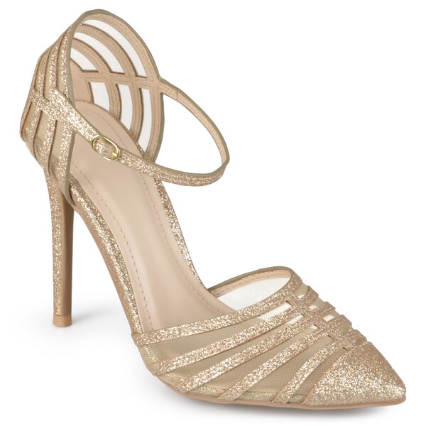 journee collection womens lirryc pumps block heel