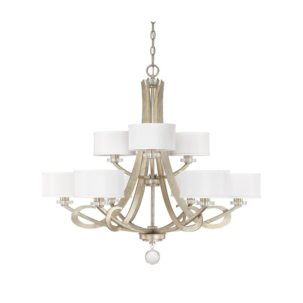 Hutton 9-light Winter Gold Chandelier - Chandeliers For Bedrooms by Overstock.com