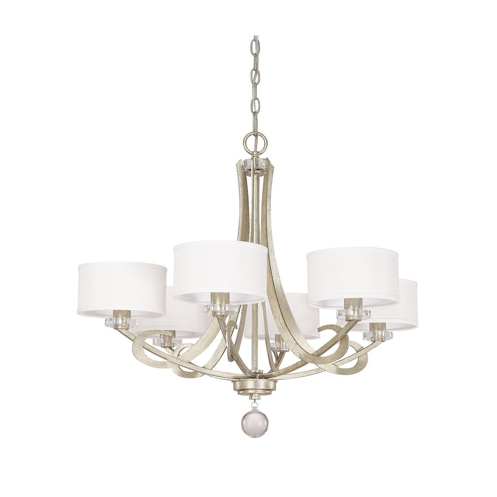 Hutton 6-light Winter Gold Chandelier - Chandeliers For Bedrooms by Overstock.com