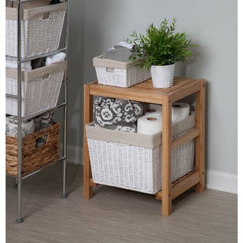 Honey-Can-Do Bamboo Spa Bench