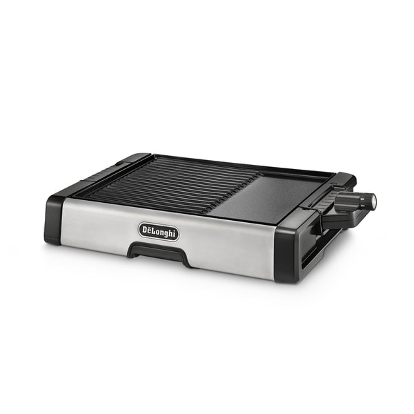 De Longhi BG500C Black 2 in 1 Ceramic Coated Grill and Griddle