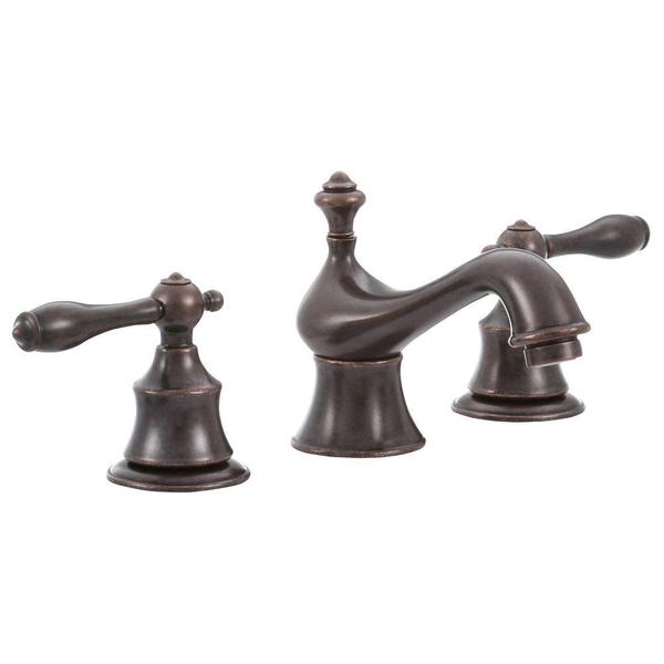 Estates 8inch Widespread 2Handle Bathroom Faucet in Heritage Bronze