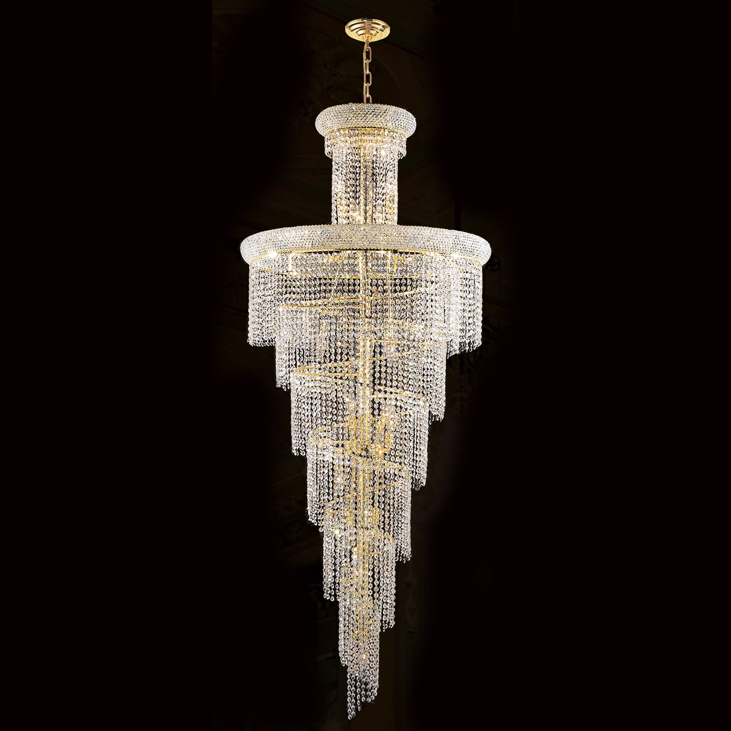 large contemporary chandelier