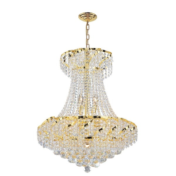 French Empire 11 Light Gold Finish Crystal Regal Chandelier Medium French Empire 11 Light Gold Finish Crystal Regal Chandelier Medium