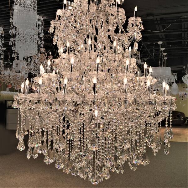 Maria Theresa 60 Light 54 Inch Extra Large Crystal Grand Maria Theresa 60 Light 54 Inch