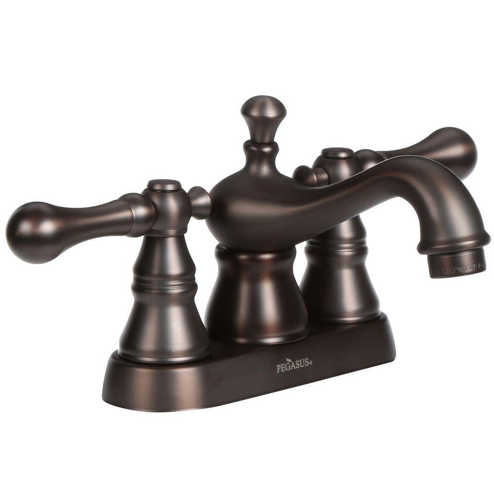 Shop Pegasus 1100 Series 4 Inch Centerset 2 Handle Bathroom Faucet