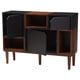 preview thumbnail 4 of 4, Baxton Studio Anderson Mid-century Retro Modern Oak and Espresso Wood Sideboard Storage Cabinet