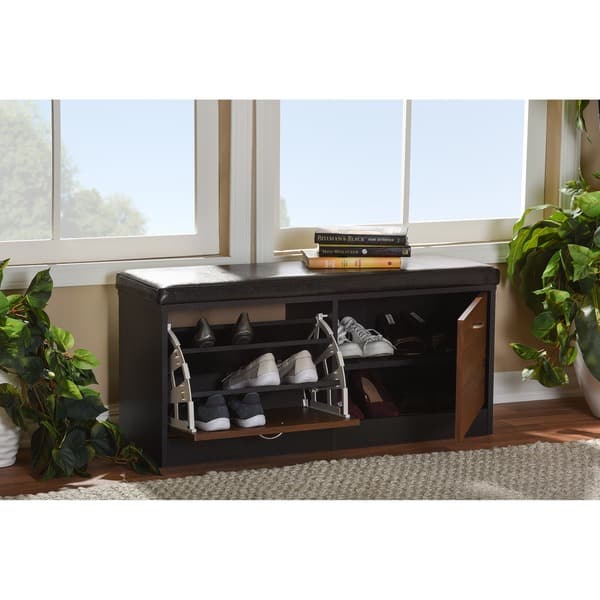 Shop Baxton Studio Foley Modern Contemporary 2 Tone Dark Brown Oak