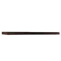 InPlace 60-inch Espresso Wall Mounted Floating Shelf
