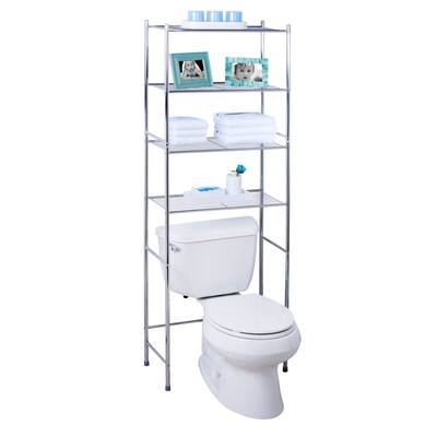Honey-Can-Do Chrome 4-Tier Over-the-Toilet Space Saver