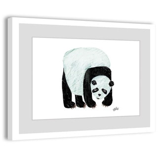 Marmont Hill - Handmade Panda Bear Painting on Framed Print - Bed Bath ...
