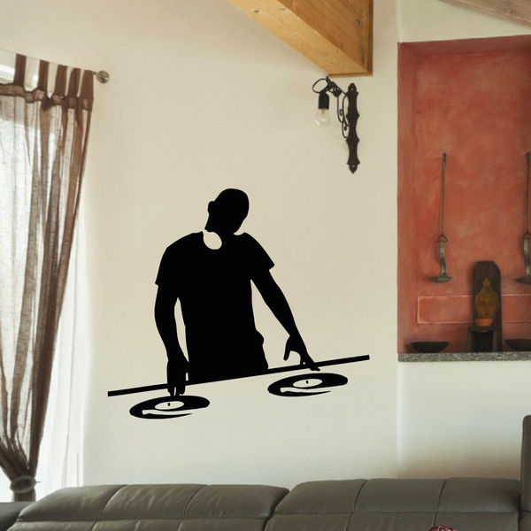 DJ Music Inspirational Vinyl Wall Art Decal Sticker Overstock 10792804