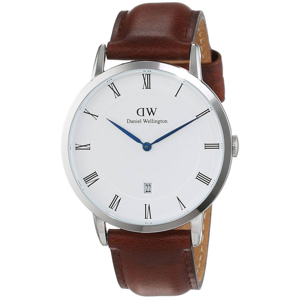 Daniel Wellington Unisex 1120DW 'Dapper St. Mawes' Brown Leather Watch
