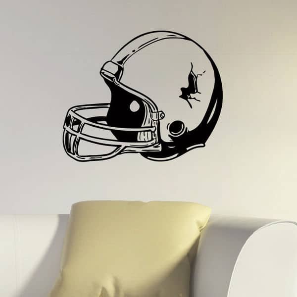 Football Helmet Vinyl Wall Art Decal Sticker Bed Bath & Beyond 10792984