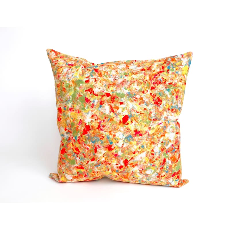 Marble 18-inch Throw Pillow - Multi