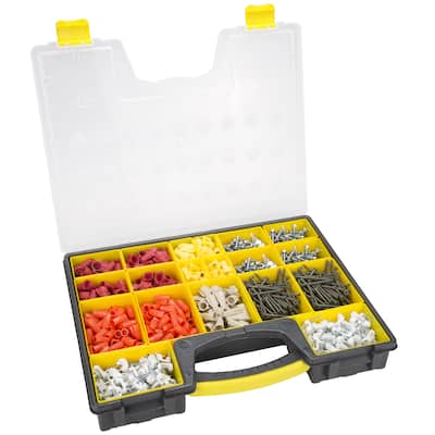 Stalwart Parts And Crafts Portable Storage Organizer 4 Box Set
