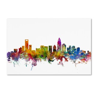 Shop Michael Tompsett 'Charlotte North Carolina Skyline