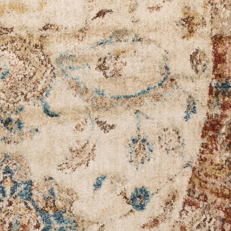 Alexander Home Contessa Traditional Antique Floral Distressed Rug