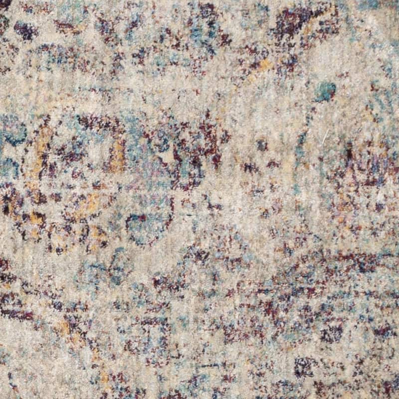 Alexander Home Contessa Traditional Damask Distressed Rug