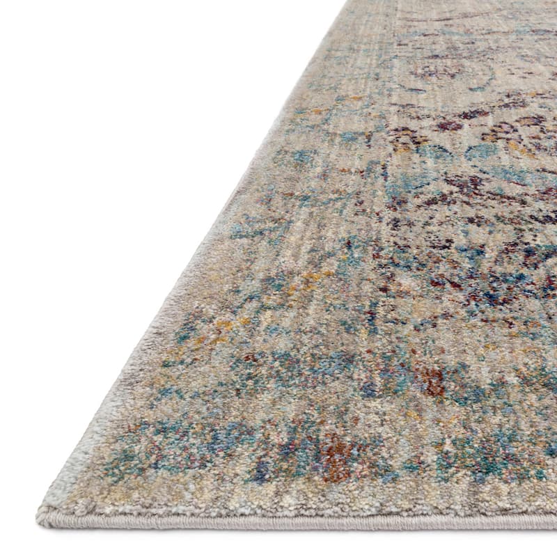 Alexander Home Contessa Traditional Damask Distressed Rug
