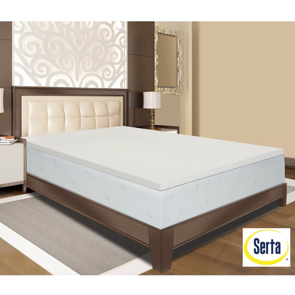 Serta Deluxe 2 inch Memory Foam Mattress Topper