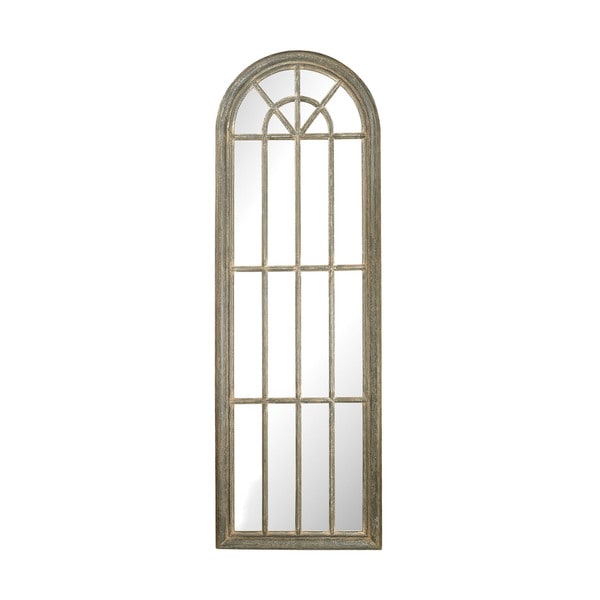 Shop Full Length Arched Window Pane Mirror - Free Shipping Today ...