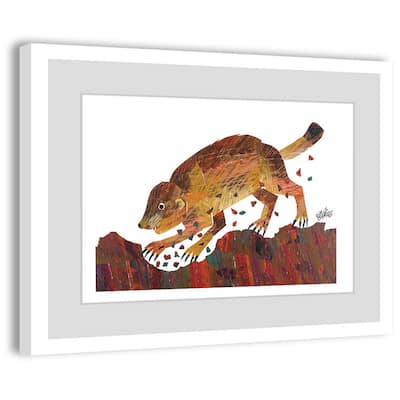 Marmont Hill - Prairie Dog by Eric Carle Painting on Framed Print - Multi-Color