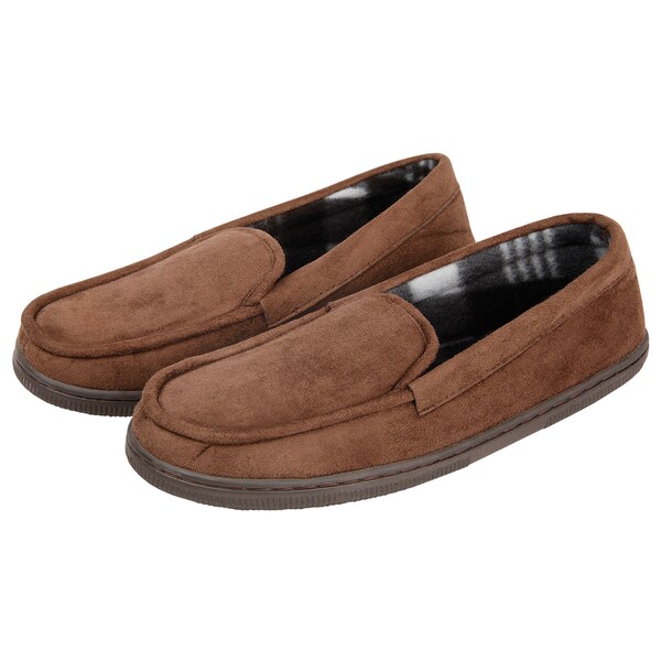 black series memory foam slippers