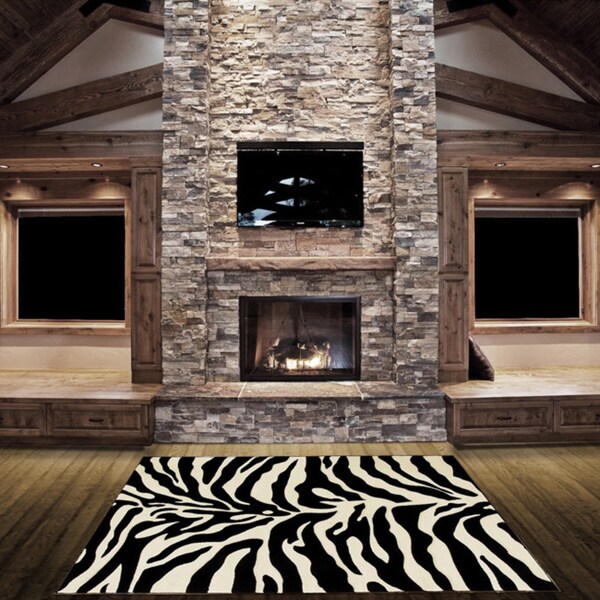 zebra print area rug living room lyke home handcarved zebra skin animal print area rug 5x27 shop 53 zebra print area rug living room lyke home handcarved zebra skin animal print area rug 5x27 shop 53