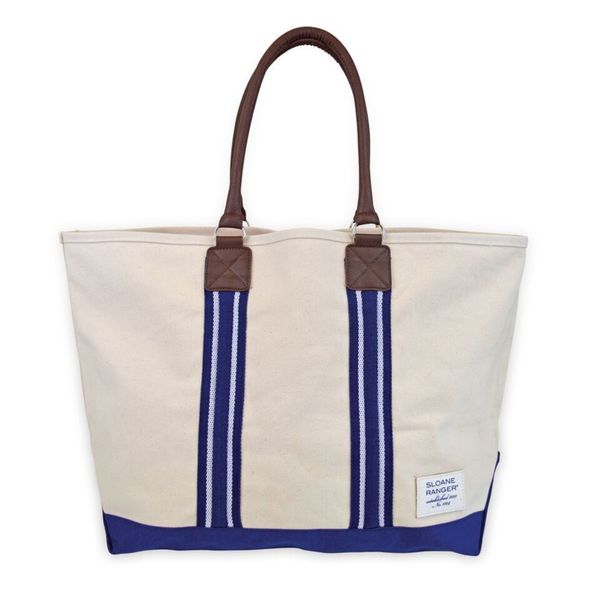 Shop Sloane Ranger Navy Boat Tote - Free Shipping Today - Overstock.com ...