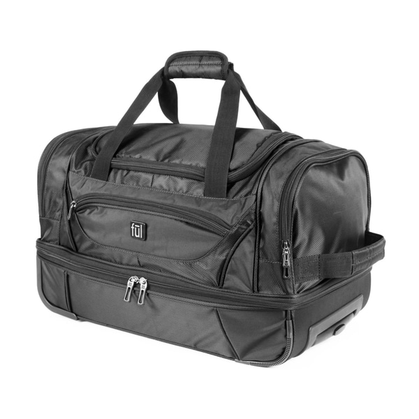 Shop Ful Sequential Horizon 20-inch Carry-On Drop-Bottom Rolling Duffel Bag - Free Shipping ...
