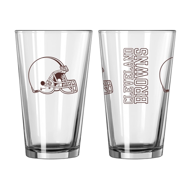 Cleveland Browns Game Day Pint Glass 2 Pack   17853901  