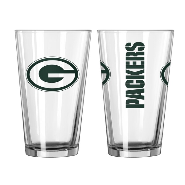Green Bay Packers Game Day Pint Glass 2-Pack