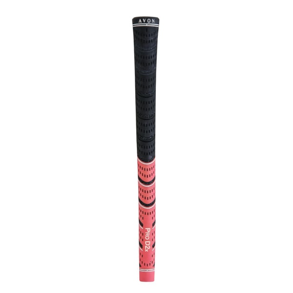 Avon Pro D2x Standard Light Pink/ Black Golf Grips
