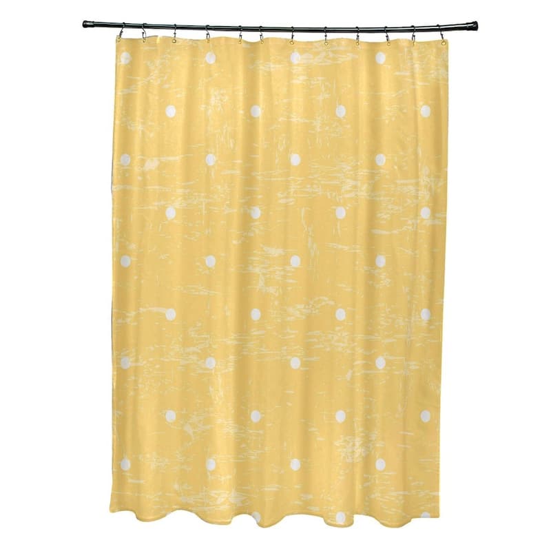 Dorothy Dot Geometric Print Shower Curtain