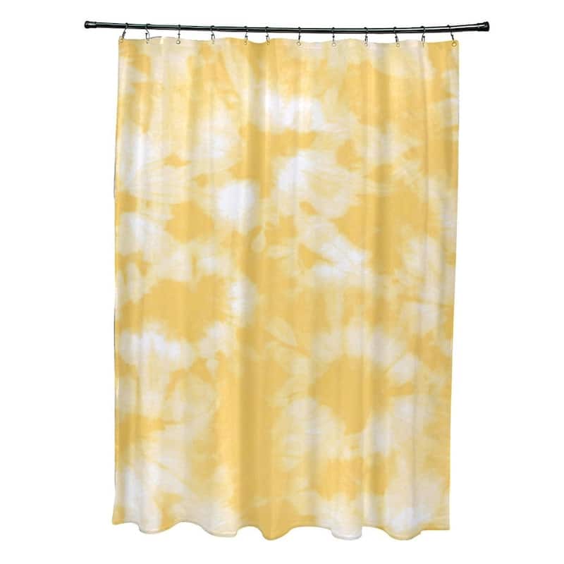Chillax Geometric Print Shower Curtain