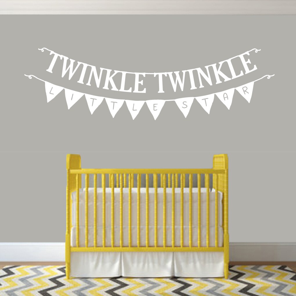 Shop Twinkle Twinkle Little Star 48 Inch X 16 Inch Nursery Wall