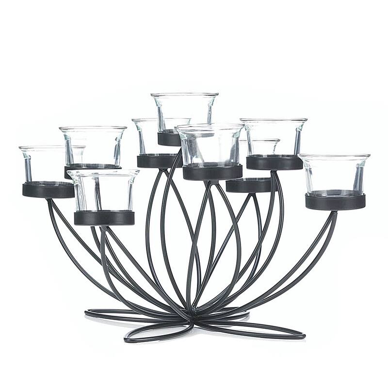 Glowing Iron 9-Candle Centerpiece