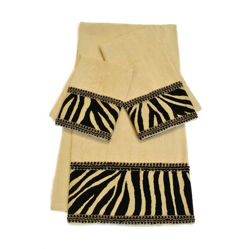 Sherry Kline Zuma Embellished Decorative 3-Piece Towel Set