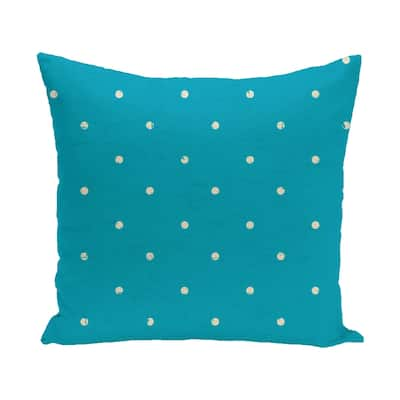 Dorothy Dot Geometric Print 18-inch Outdoor Pillow