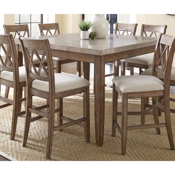 Shop The Gray Barn Abernathy Marble Top Counter Height Dining