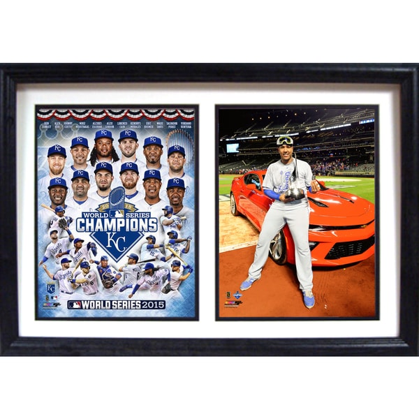12 Inch x18 Inch Double Frame MLB Kansas City Royals 2015 World Champions
