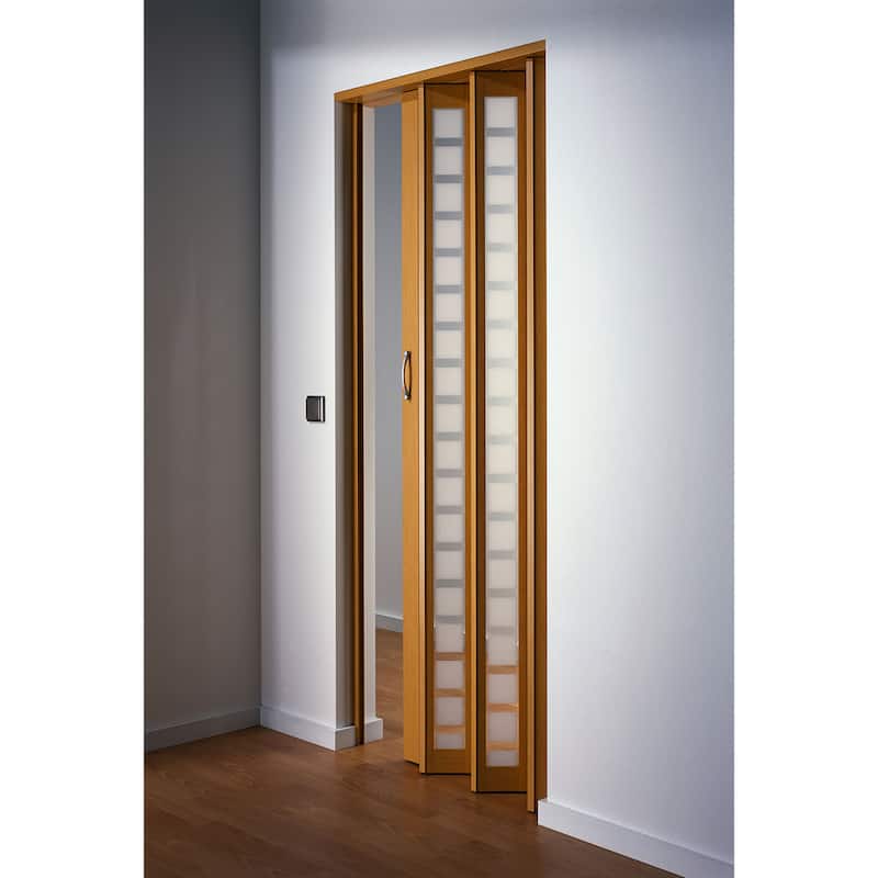 Homestyle Metro Beech Squares PVC 36-inch Folding Door