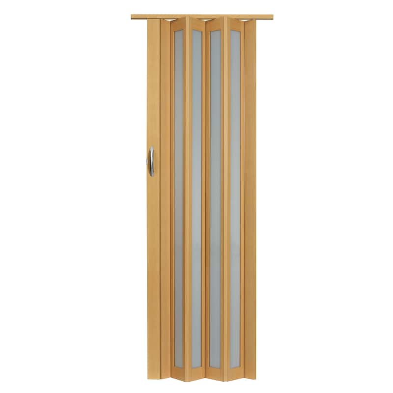 Homestyle Metro Beech Frosted PVC 36-inch Folding Door - Brown