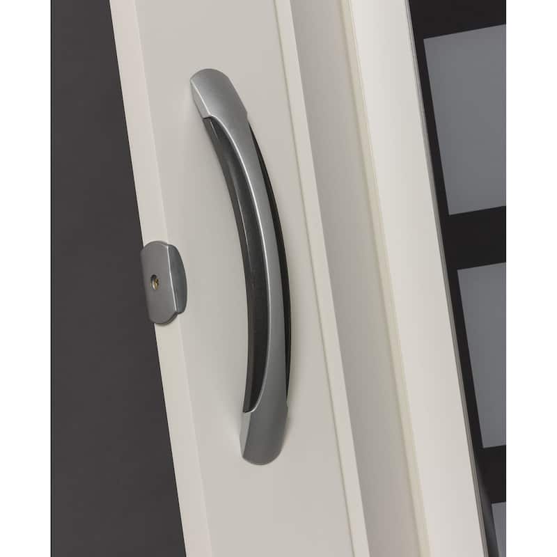 Homestyle Metro White Squares PVC 36-inch Folding Door