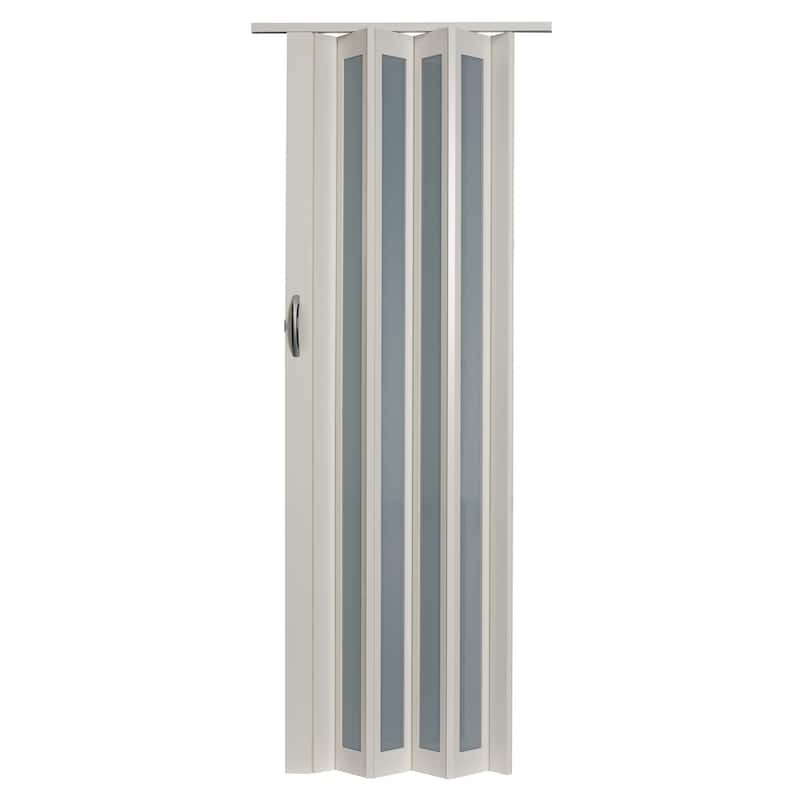 Homestyle Metro White Frosted PVC 36-inch Folding Door